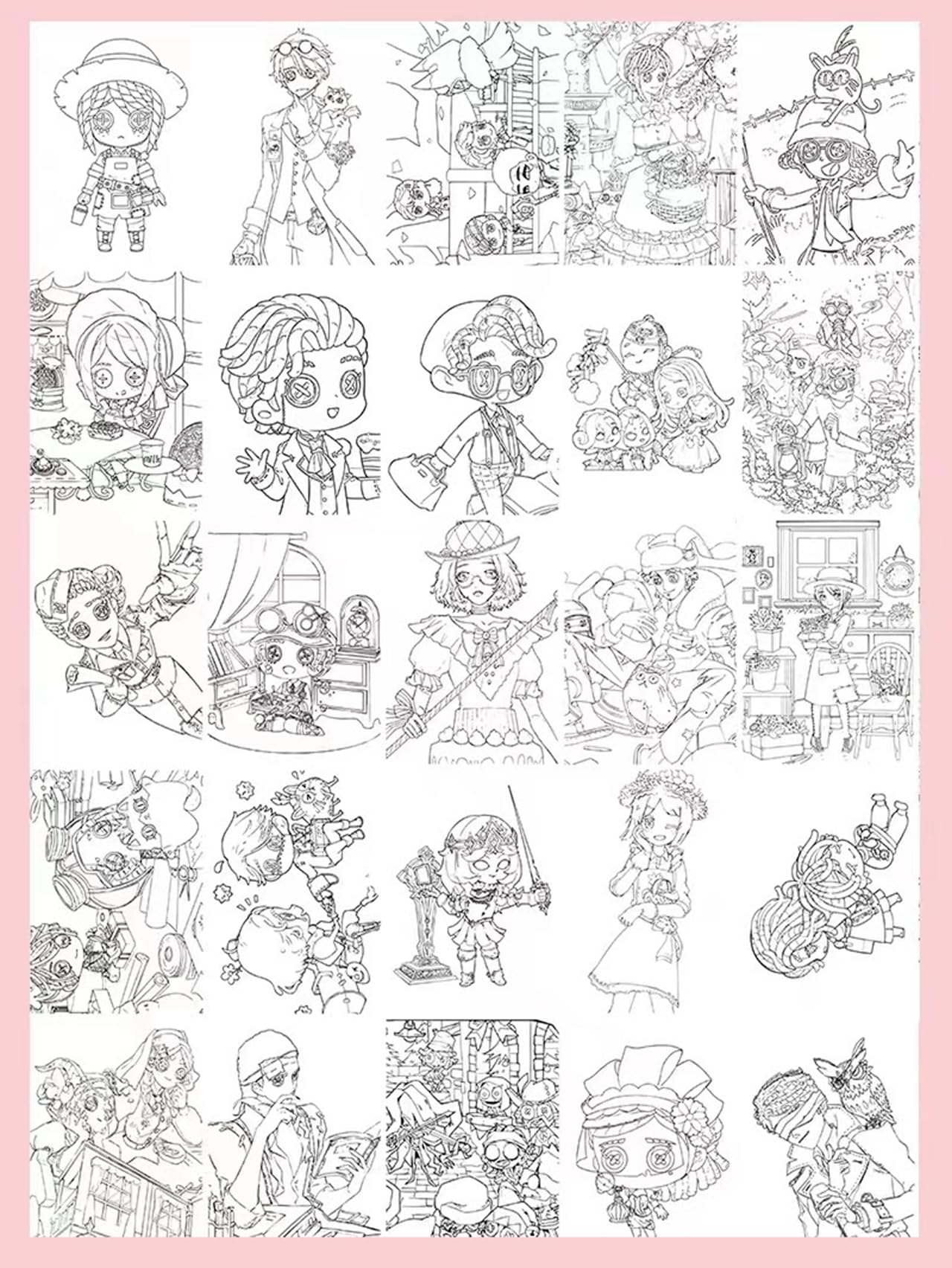 Amazon.co.jp: CHENGZI 第五人格 ぬりえ帖 スケッチ本 子供