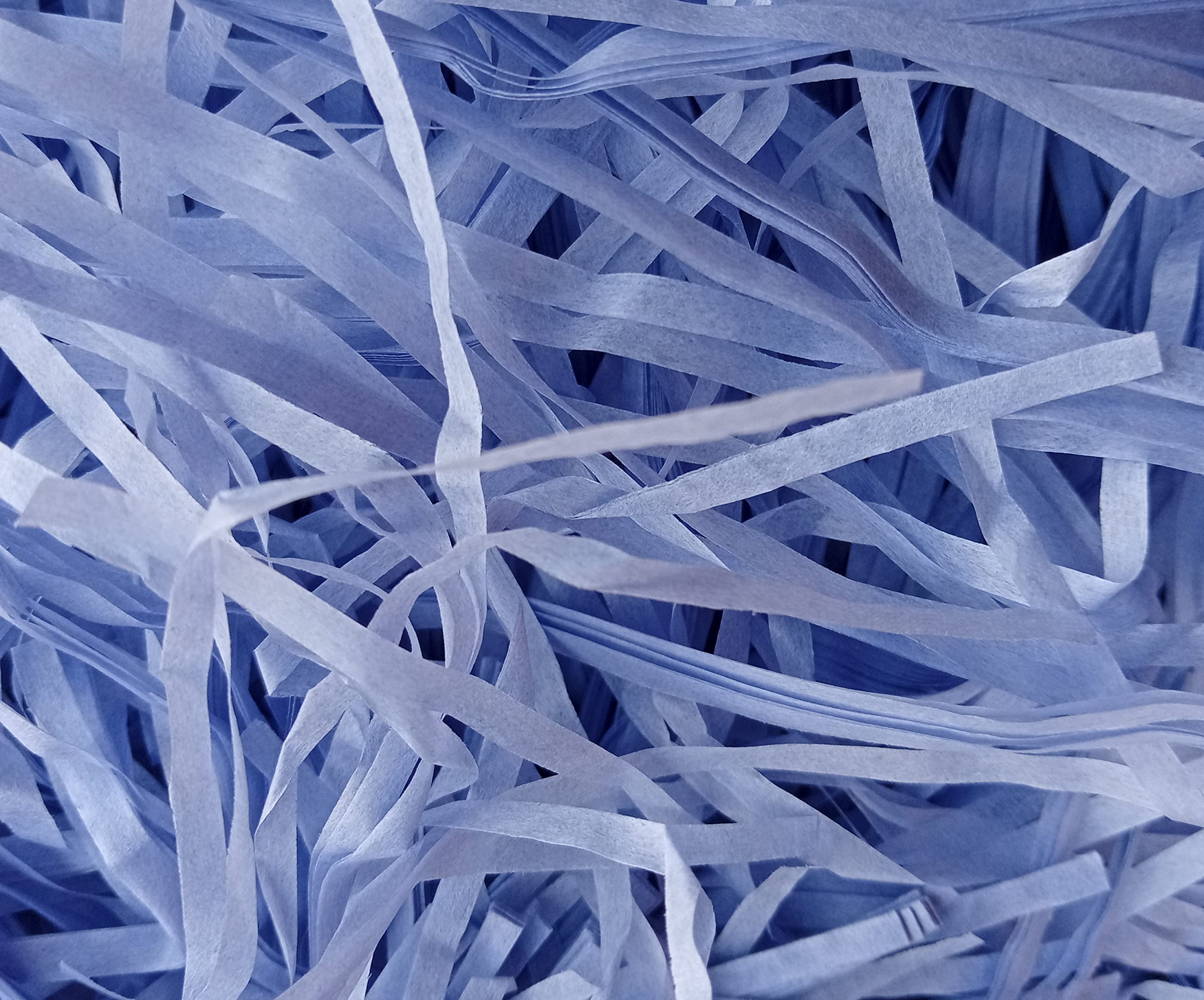Floralcraft 5KG Shredded Tissue Paper - Baby Blue, Fine Cut Acid Free Soft Shredded Paper for Gift Box, Hamper Stuffing, Easter Basket Filling, DIY Gift Packaging