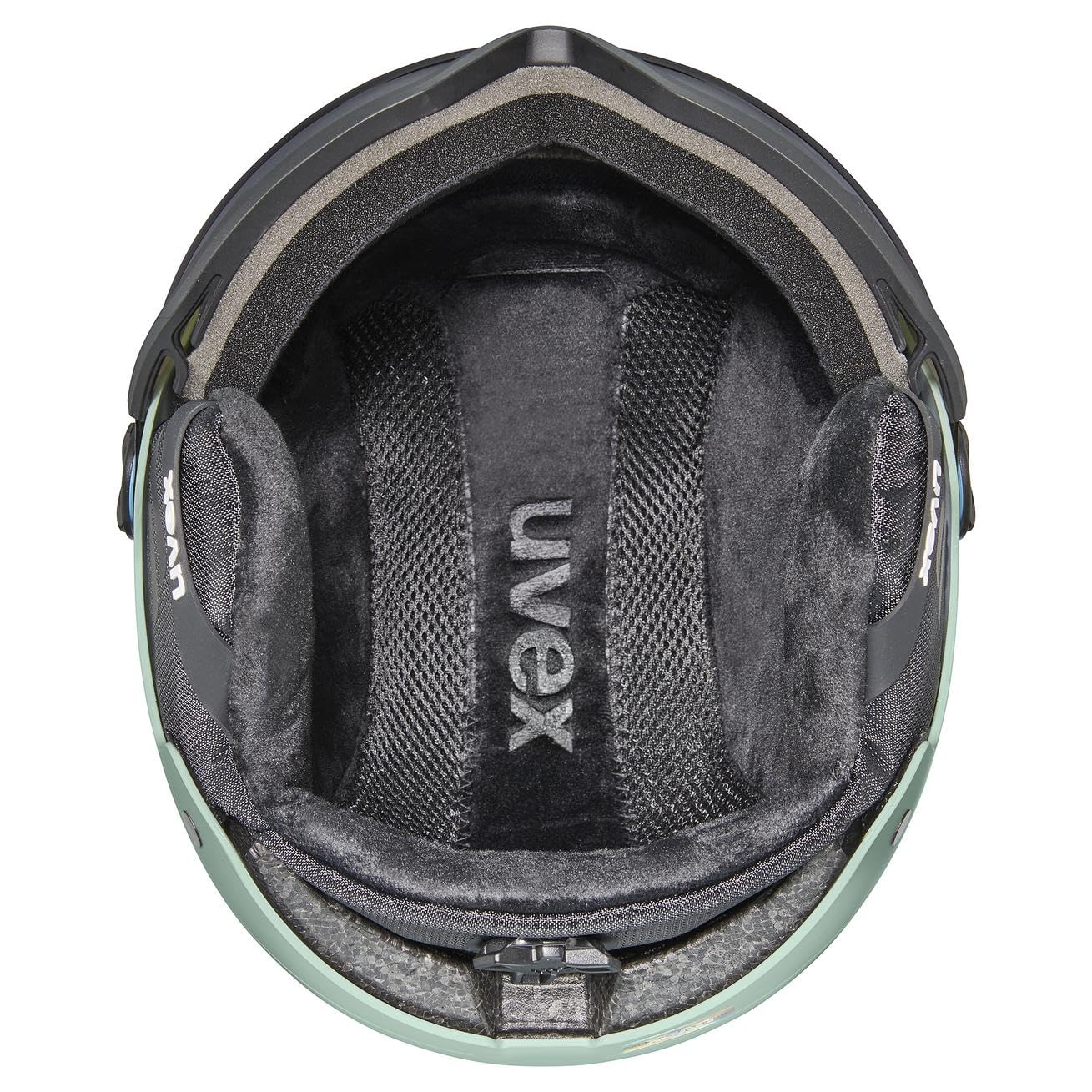 uvex wanted visor, Kask narciarski unisex-dorosły, oxid green matt, 58-61 cm