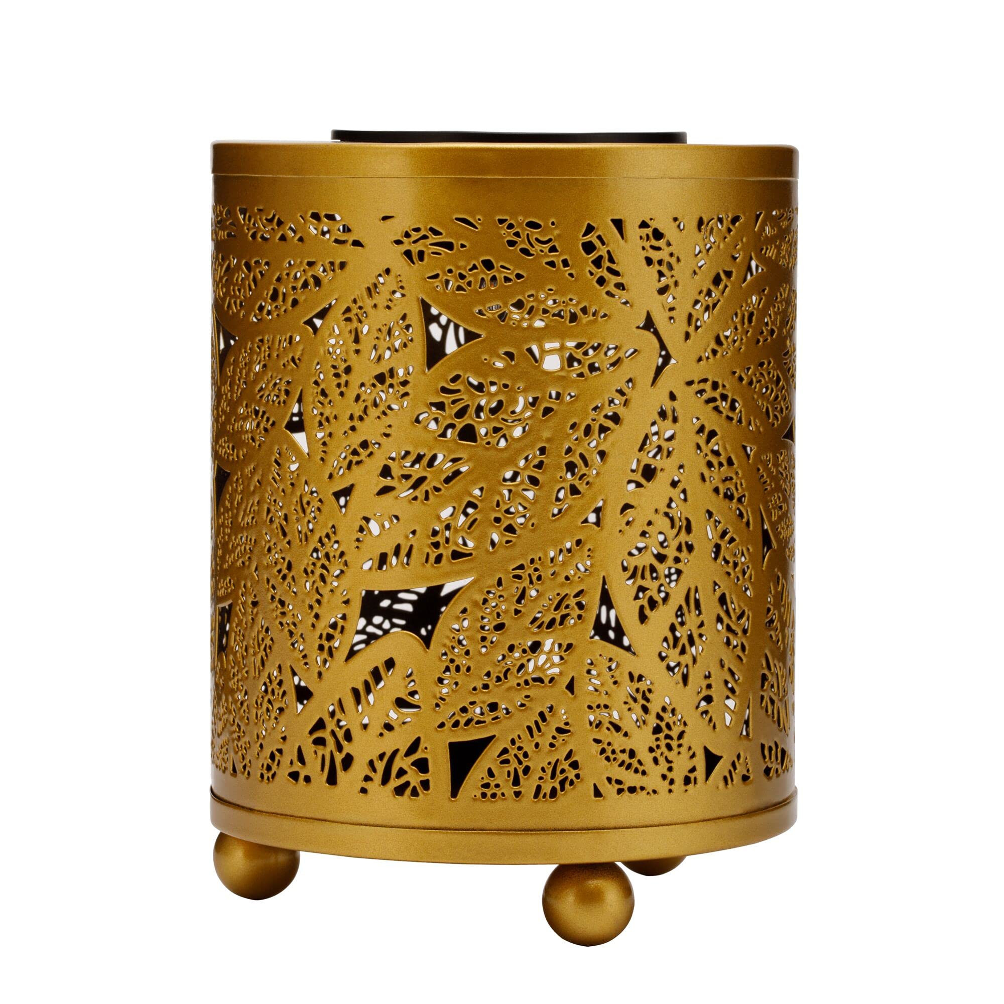 Pauleen 48166 Sunshine Romance Lantern for Balcony or Garden Gold Outdoor Lighting Metal Solar 1800K โ image 1
