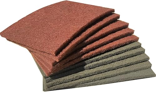 Miniatura 4 de Paquete de 10 almohadillas de uso general prémium de 6 x 9 pulgadas, para raspado, raspado, lijado, preparación de imprimación de pintura,