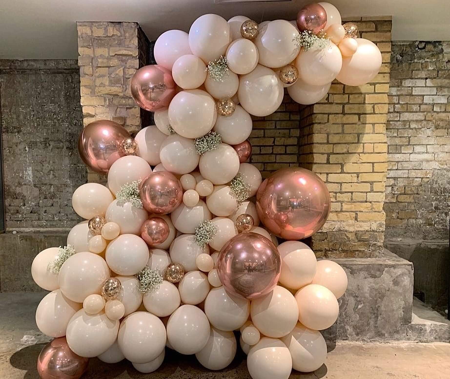 Globos Grandes De Látex Cromado Metálico De 18 36 Pulgadas, Dorados