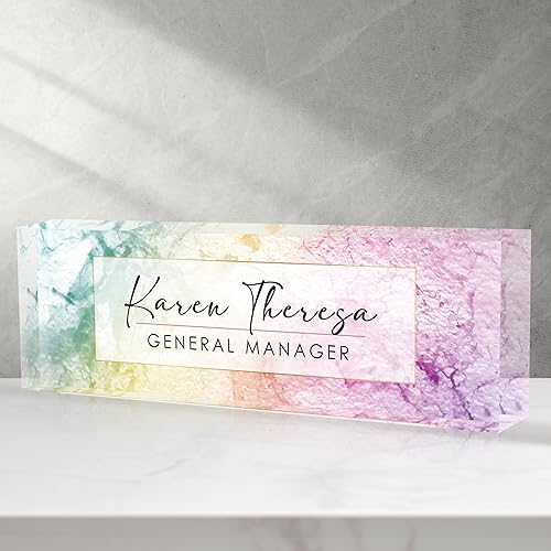 Miniatura 12 de Placa de nombre de oficina personalizada, regalos personalizados para mujeres y hombres, regalos de agradecimiento para empleados, jefes, jamaica