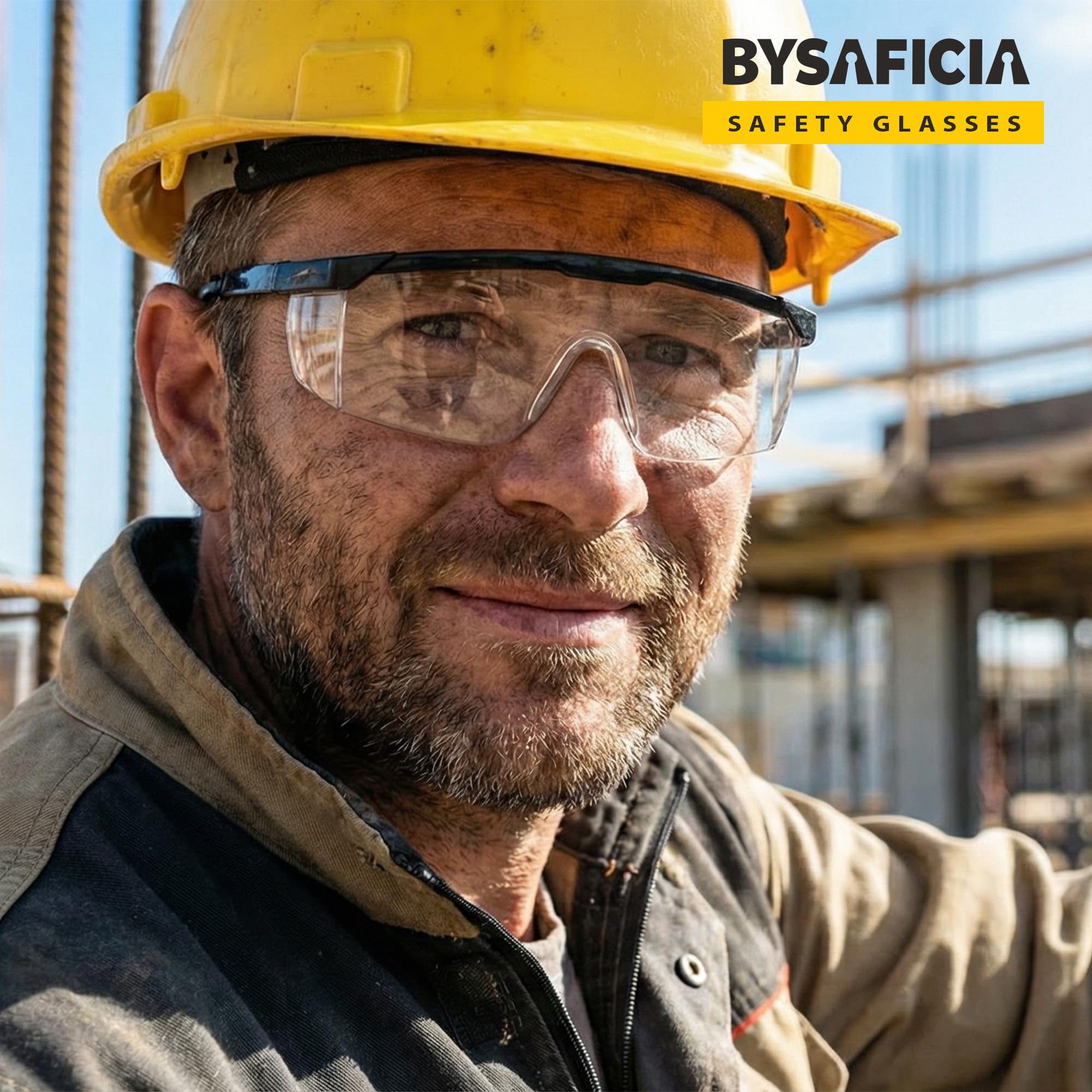 Paquete de 12 lentes de seguridad a granel antivaho, lentes de seguridad ajustables, protección UV, lente de policarbonato resistente a los arañazos, gafas protectoras con ANSI Z87.1 para construcción