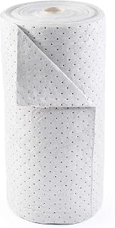 Brady SPC BRO150 30x150 ft Heavyweight Oil-Only Absorbent Roll - Economical Water-Repelling Spill Control, White
