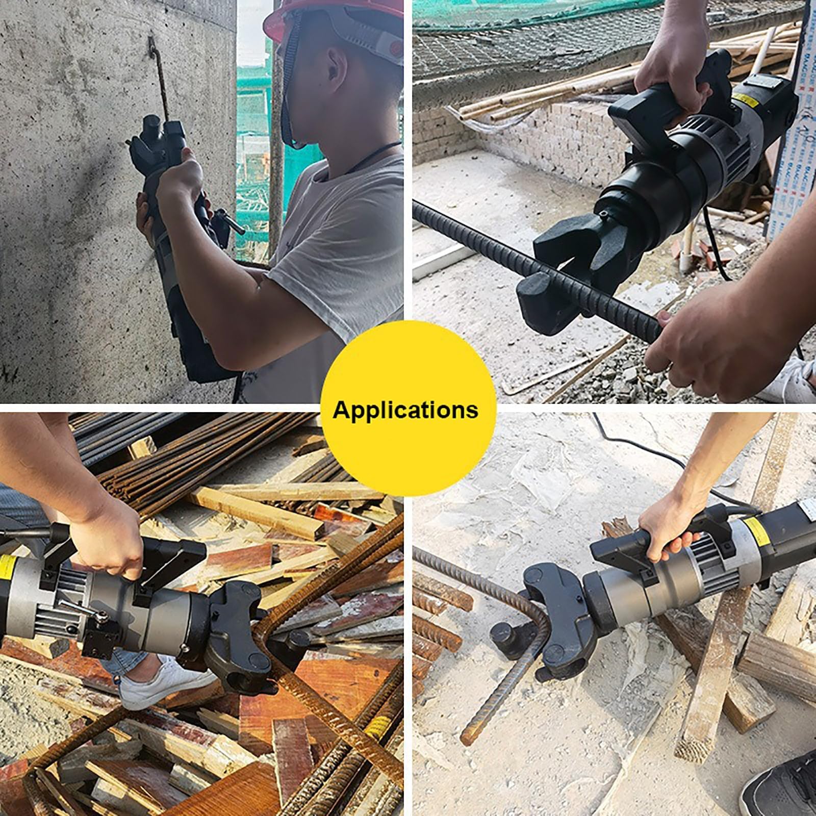 Dobladora Hidráulica De Varillas Corrugadas, Curvado Y Enderezamiento, Ángulo De Curvado: 0-90°, Ángulo De Enderezamiento: ≥0-110°, Para Varillas Corrugadas De Acero Redondo,25E