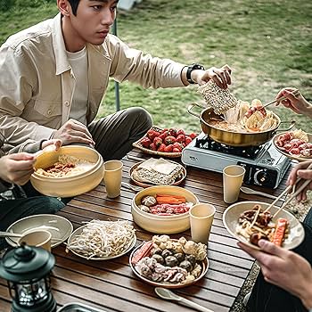 Amazon.co.jp: キャンプ食器セット食洗機対応食器セット軽量