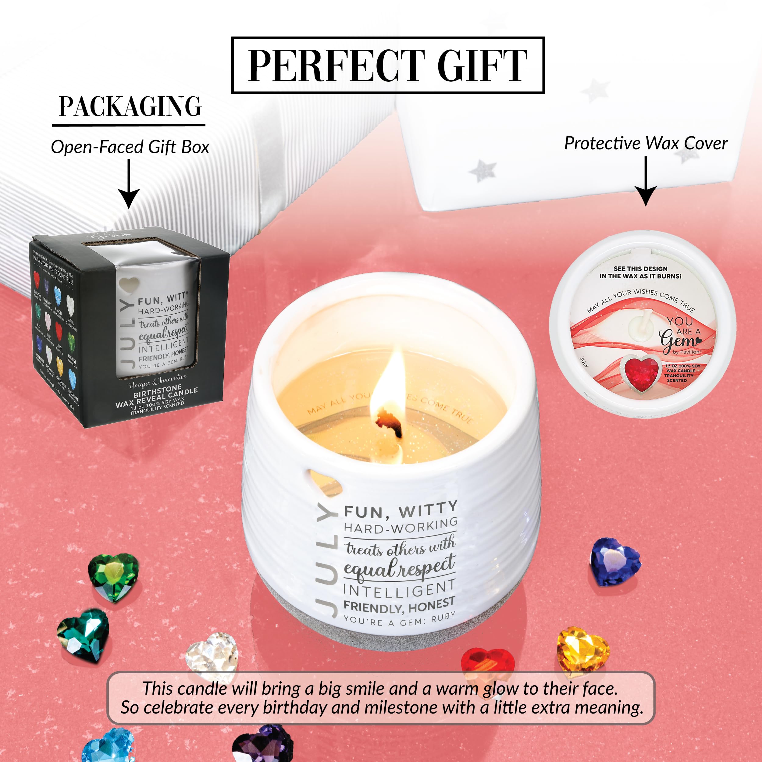 Amazon.co.jp: Pavilion Gift 7月キャンドル - 11オンス - 100%ソイ