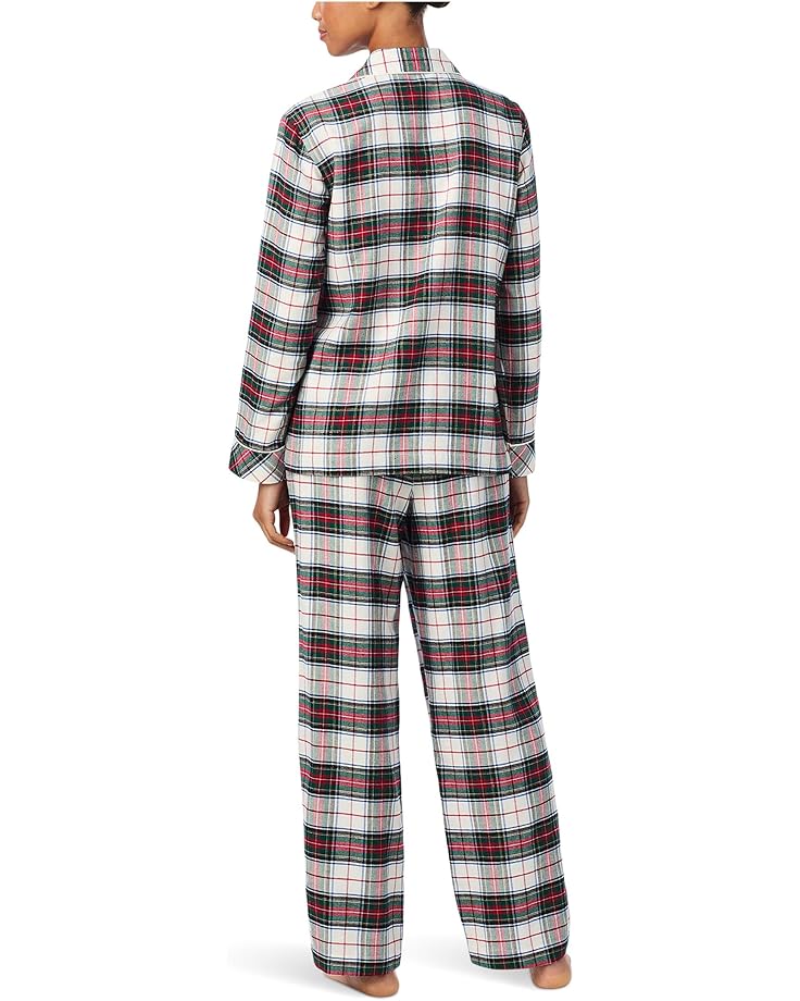 Lauren Ralph Lauren Long Sleeve Brushed Twill Notch Collar PJ Set - #2 of 3