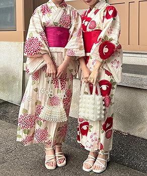 浴衣セット ナイススクラップ 花柄浴衣 帯2本セット 新品未使用 バラ柄 総柄 浴衣 セット レディース 2点セット 兵児帯 作り帯 女性用 綿100