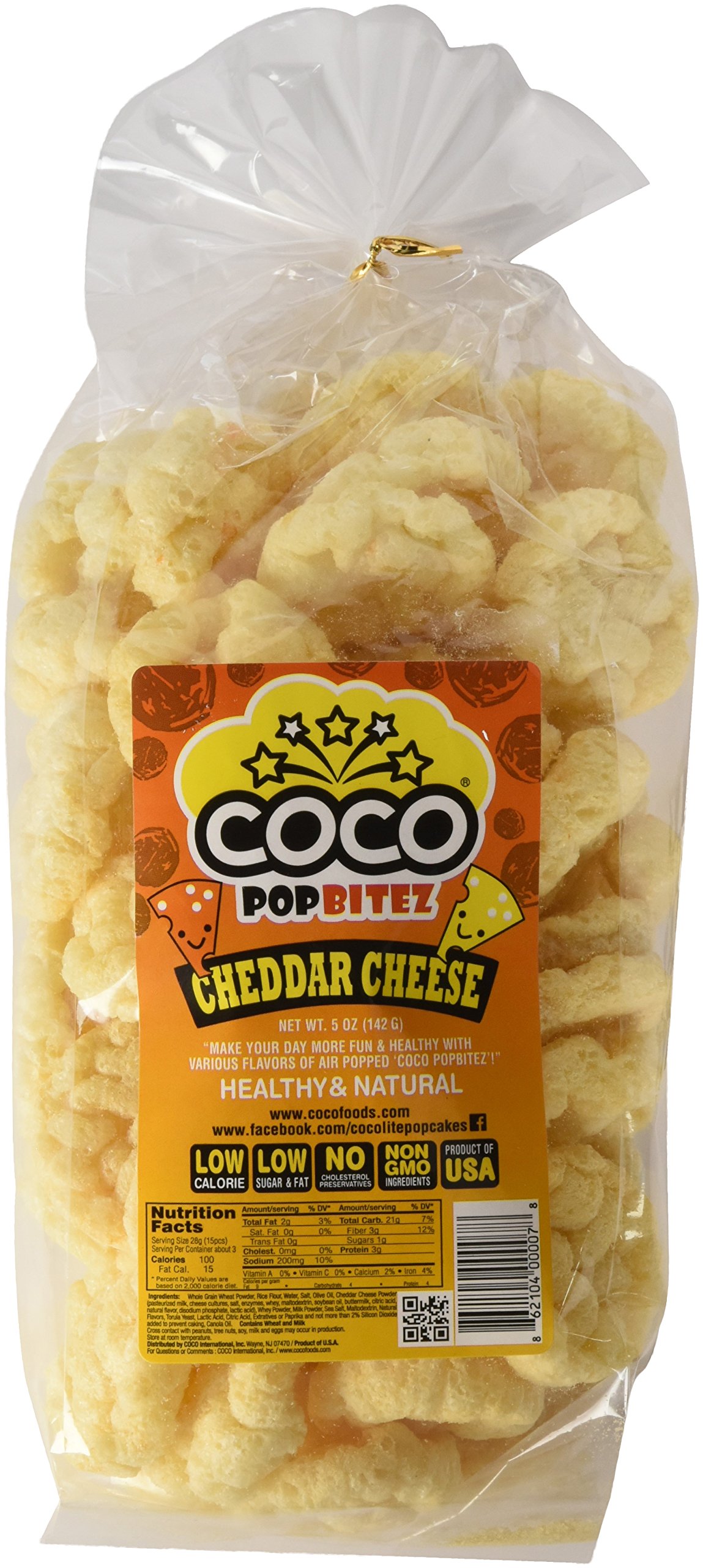 CoCo Pop Bitez, Cheddar Cheese