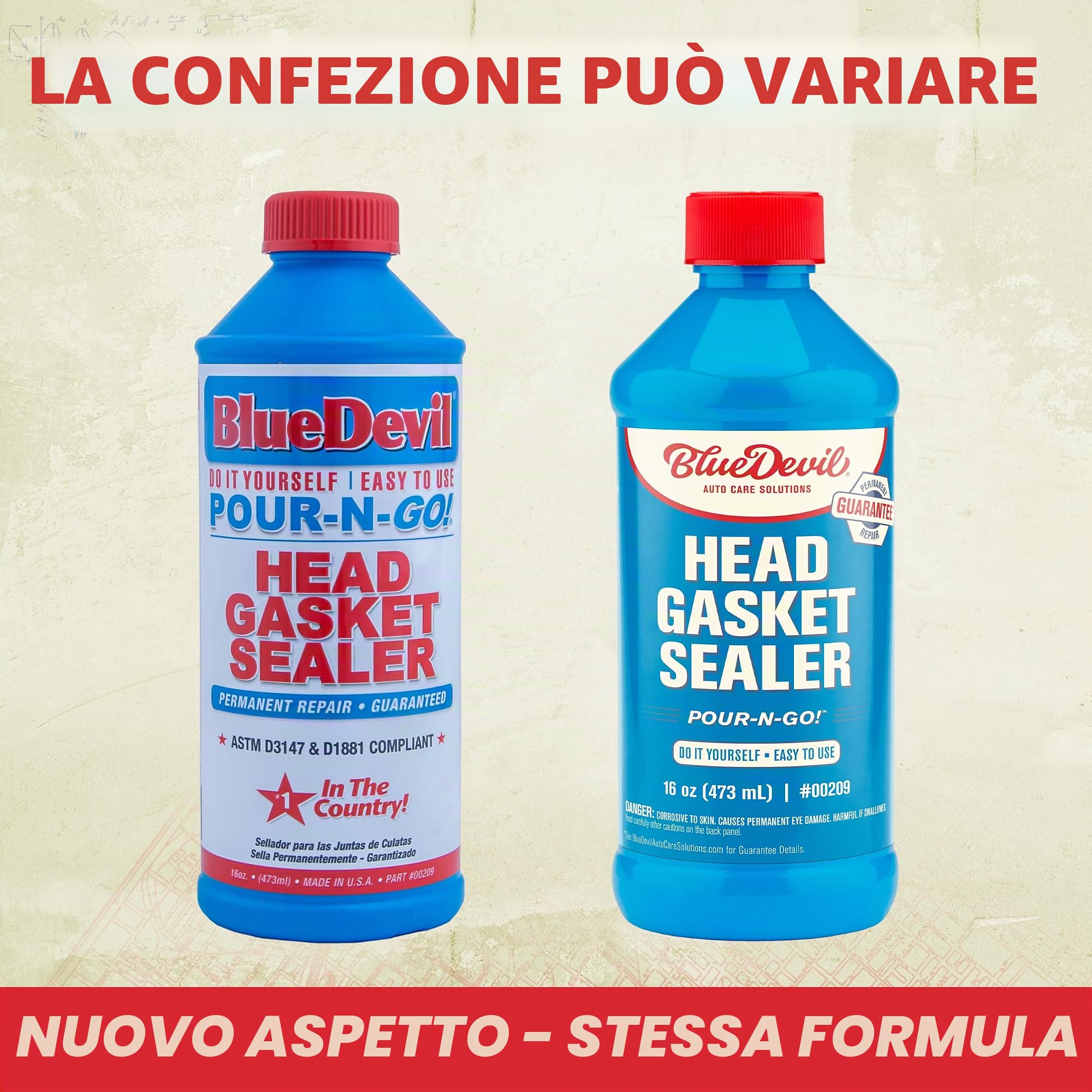 Blue Devil Pour And Go sigillante per guarnizioni della testata