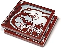 Vista 36 de YouTheFan NCAA Serie Logo 3D NCAA Posavasos