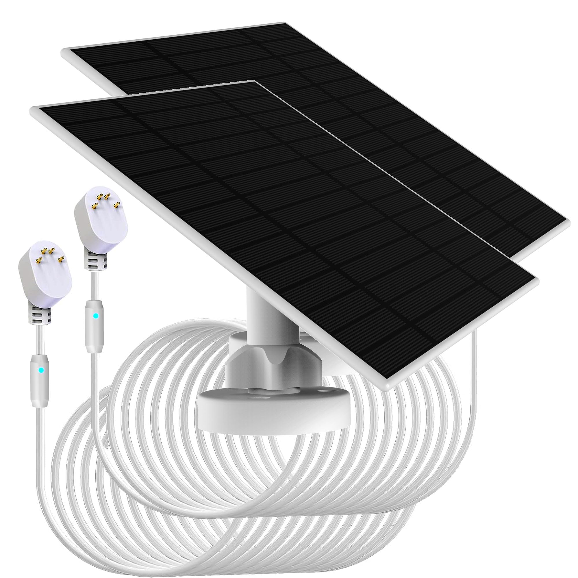 Google Nest Cam ソーラーパネルセット Amazon.com : 2pack, Upgraded, with Charging Alert Breathing Light