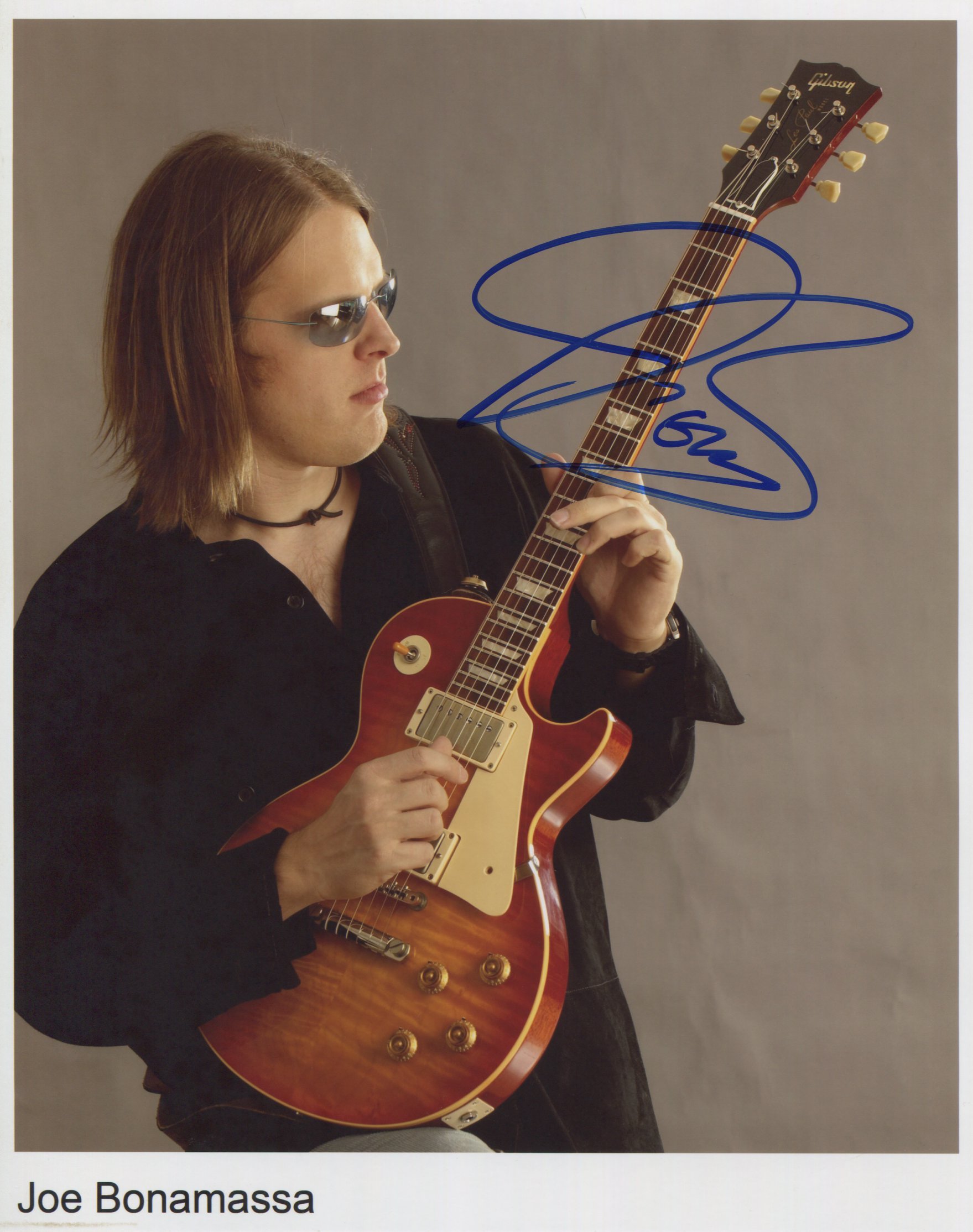 Joe Bonamassa SIGNED Photo 1st Generation PRINT Ltd 150 + Certificate (1)