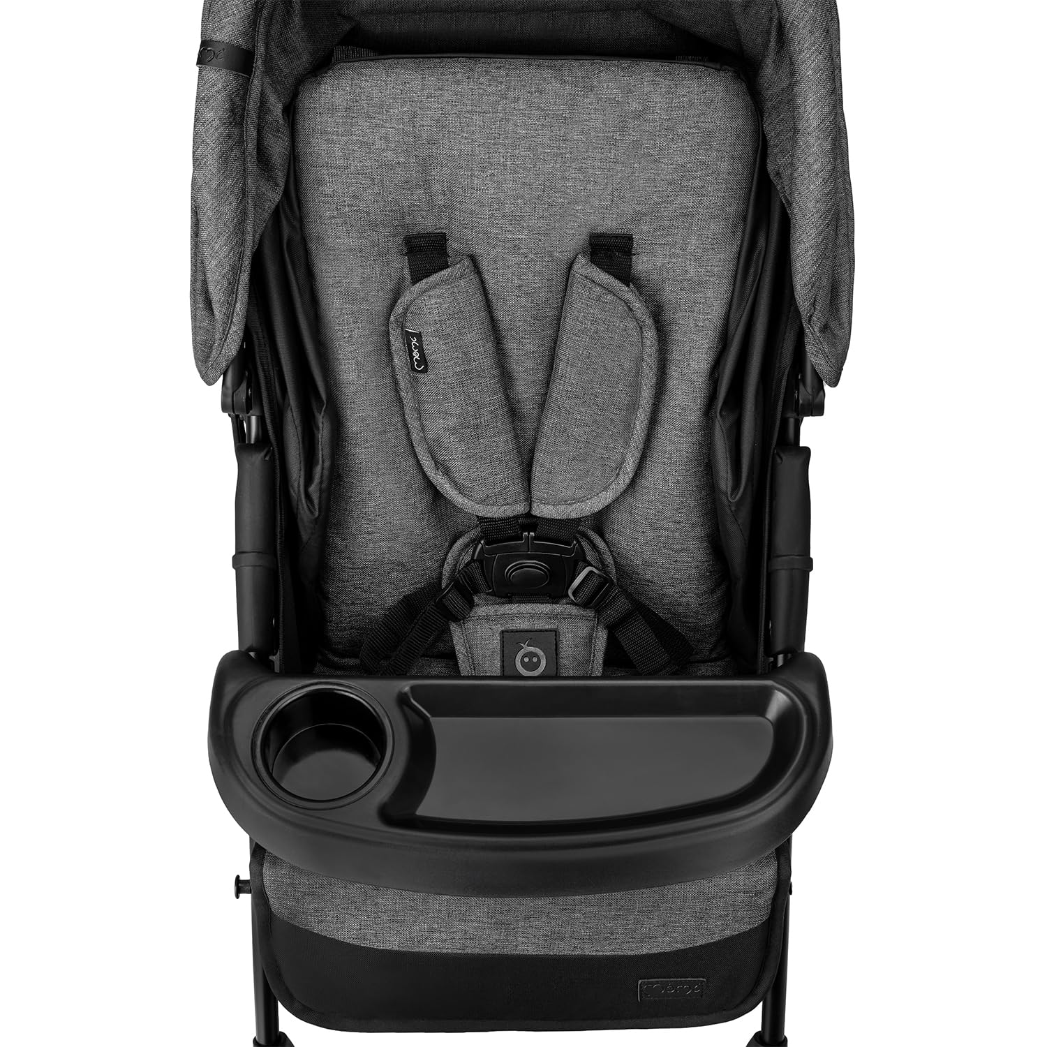Poussette MoMi ISLA 6 mois 15 kg harnais 5 points panier couvre-pieds porte-gobelet plateau goûter sac couches