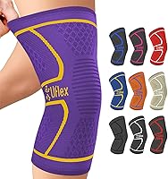 Vista 11 de UFlex Athletics Rodillera de compresión para rodillas para mujeres y hombres - Rodillera de soporte para deportes, correr, levantamiento de pesas