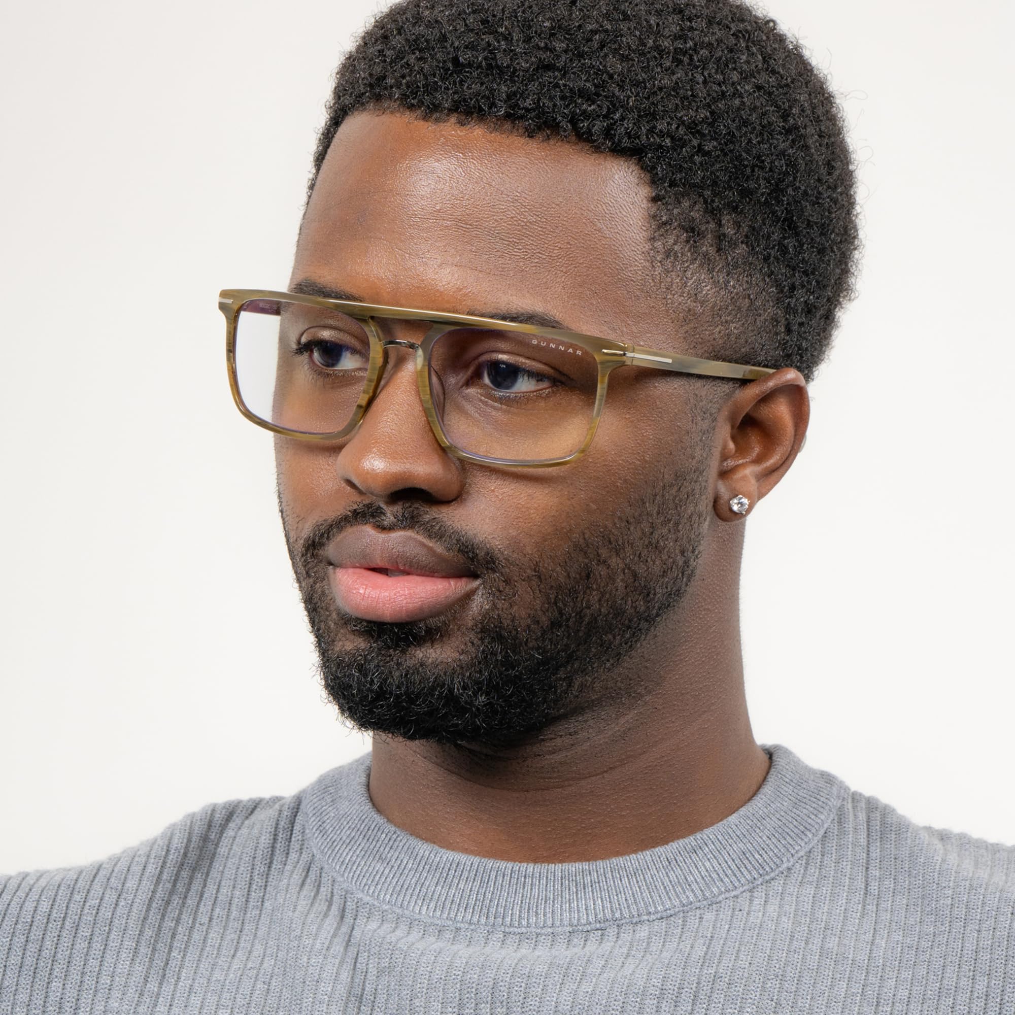 Gunnar Blaulichtfilter-Brille - Barton - Sequoia - Clear