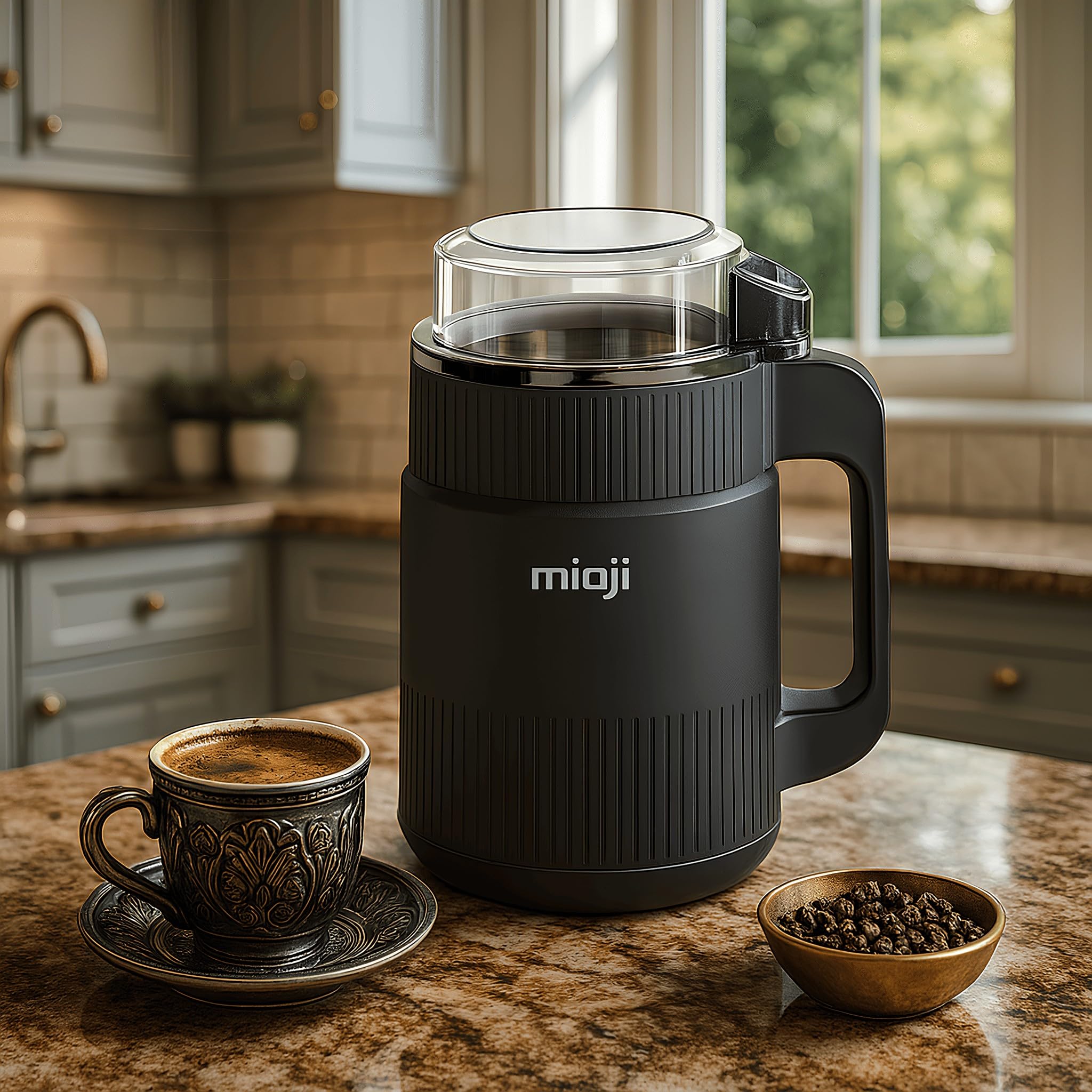 Mioji Mio CG34 500W Paslanmaz Çelik Bıçak Kompakt Baharat ve Kahve Öğütücü Siyah