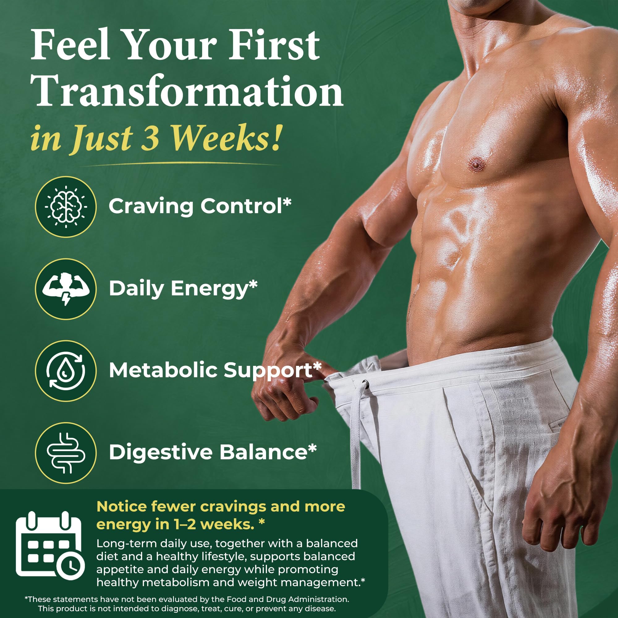 GLP-1 Weight Management Appetite Control with Berberine, 90 Caps, 45-Day — Amazon image 2