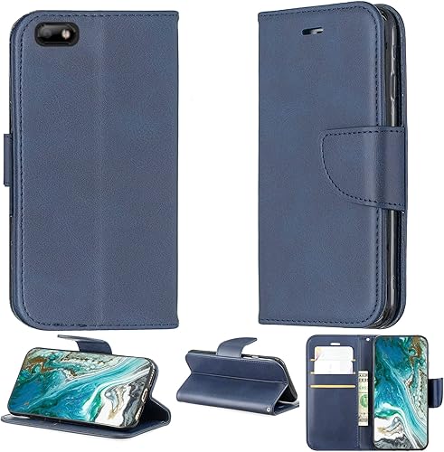 Case Compatible with Celular Kalley Element 5+Plus Phone Case Flip Stand Cover PU Leather YZW Wallet Case Red