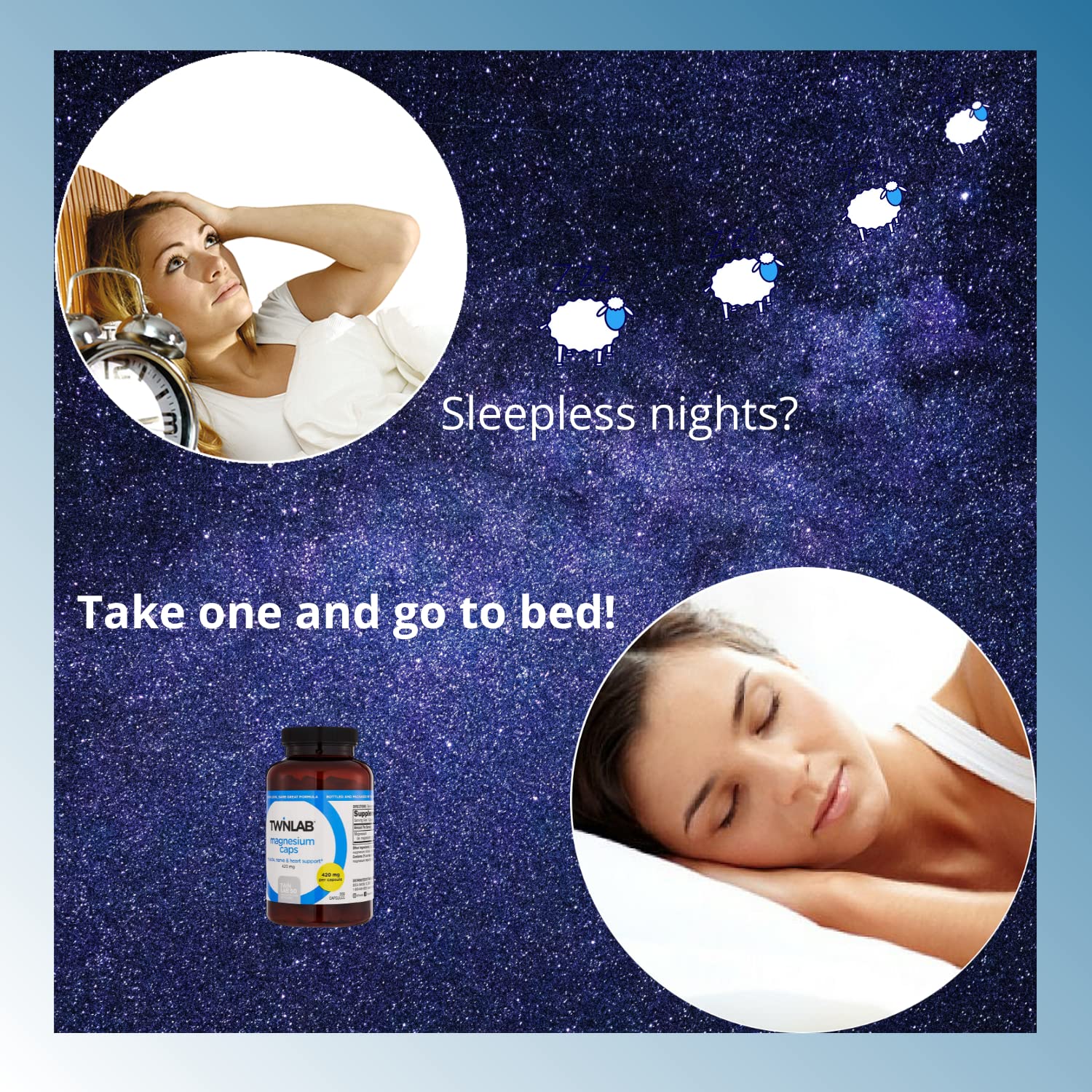 Buy Twinlab Magnesium 200 Capsules for Better Sleep, Muscle Ache