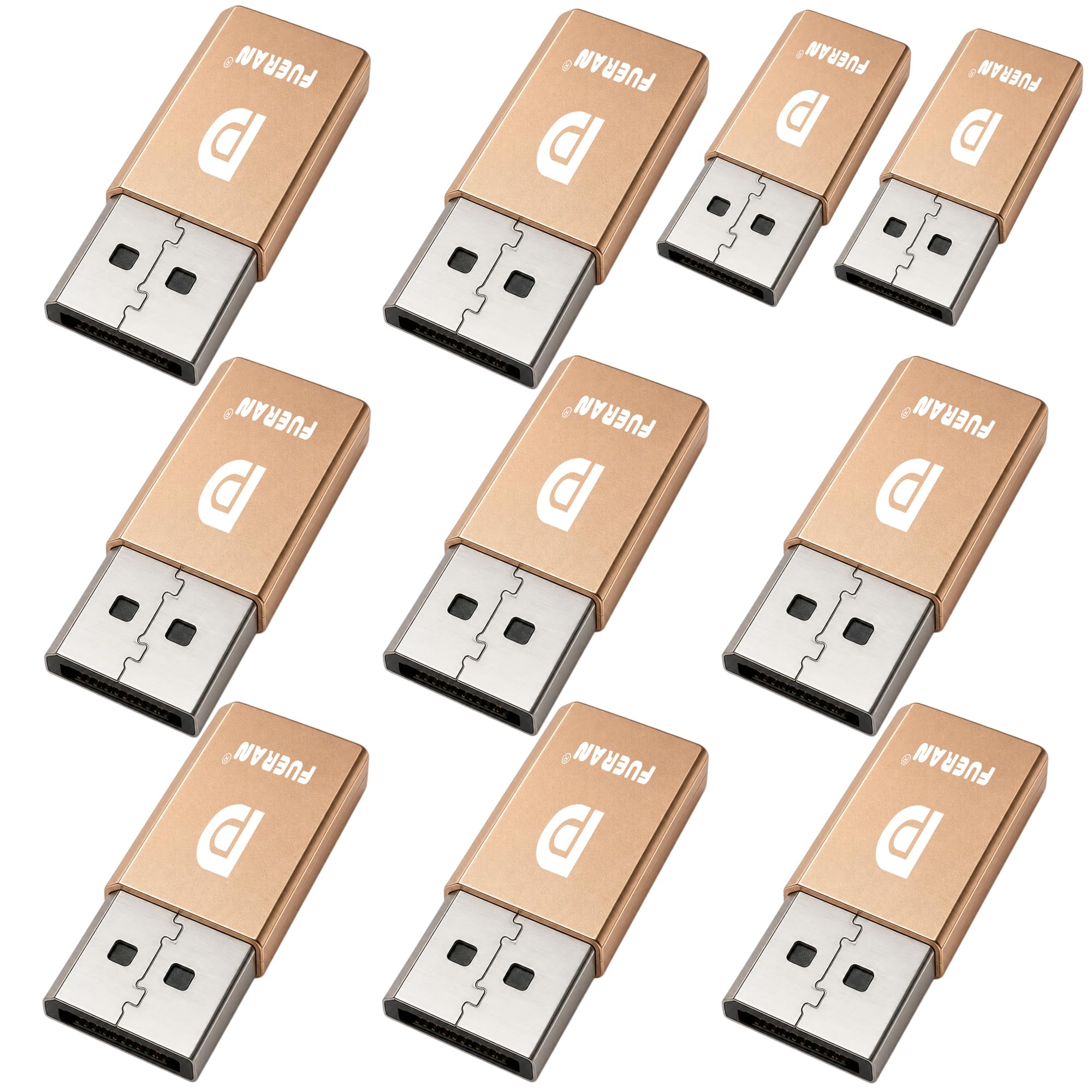 10 Pack DP Dummy Plug 1080P@60Hz, EDID Emulator