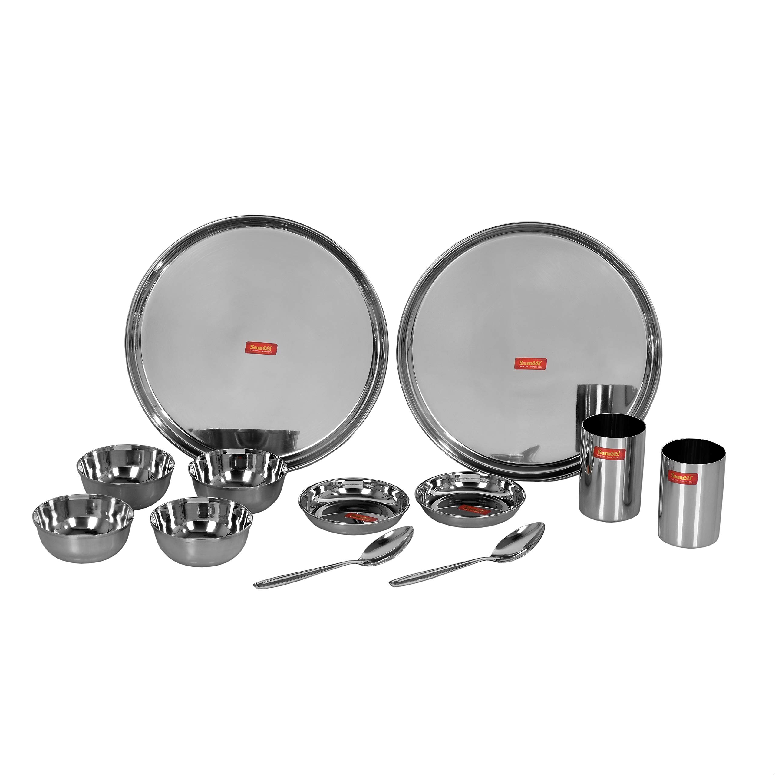 Sumeet Stainless Steel Dinner Set - 24 Piece -14