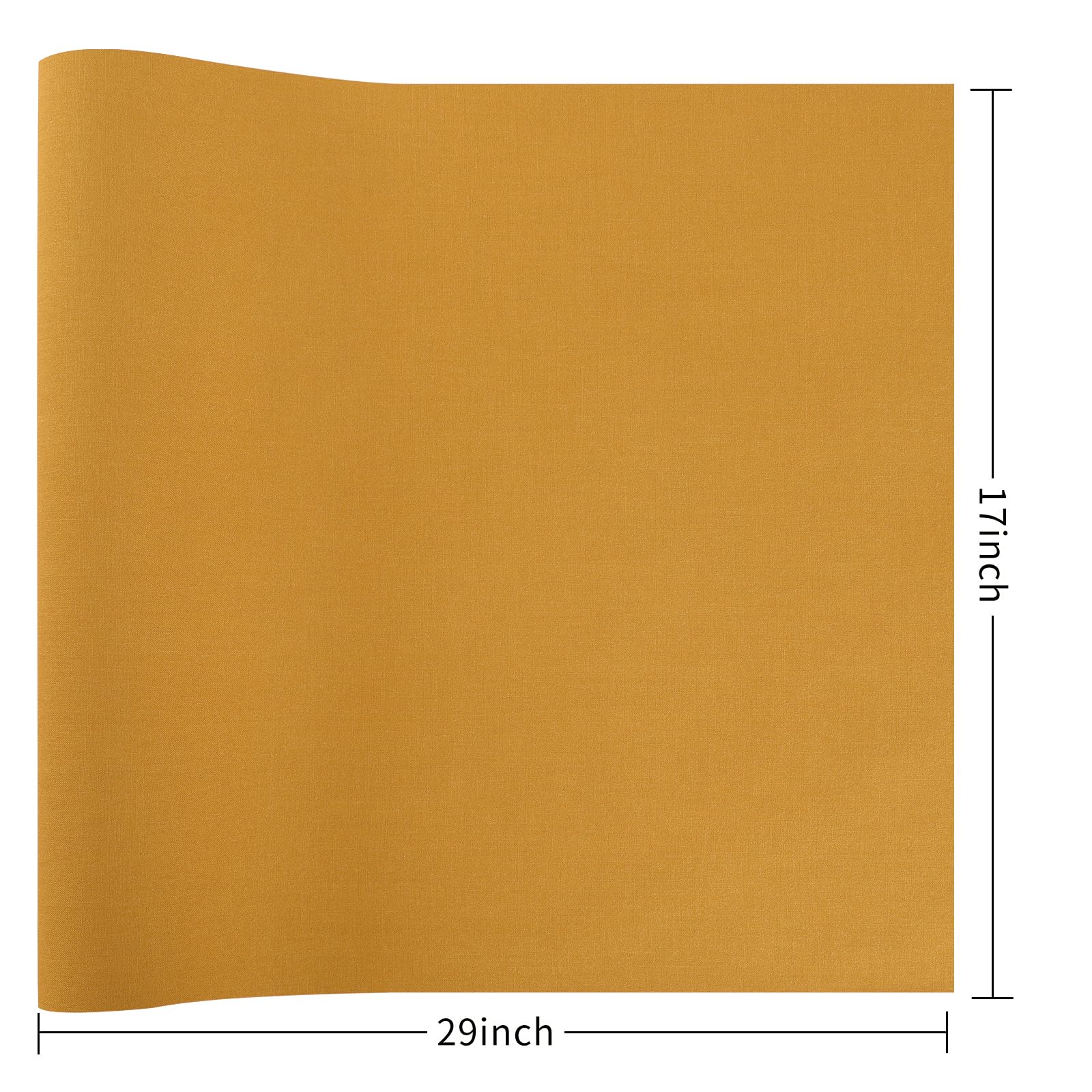 Wooqu Book Cloth, Fabric Surface and Paper Backed, Easy to Use, Strong, 17x29”, for Book Binding Ochre - Image 4