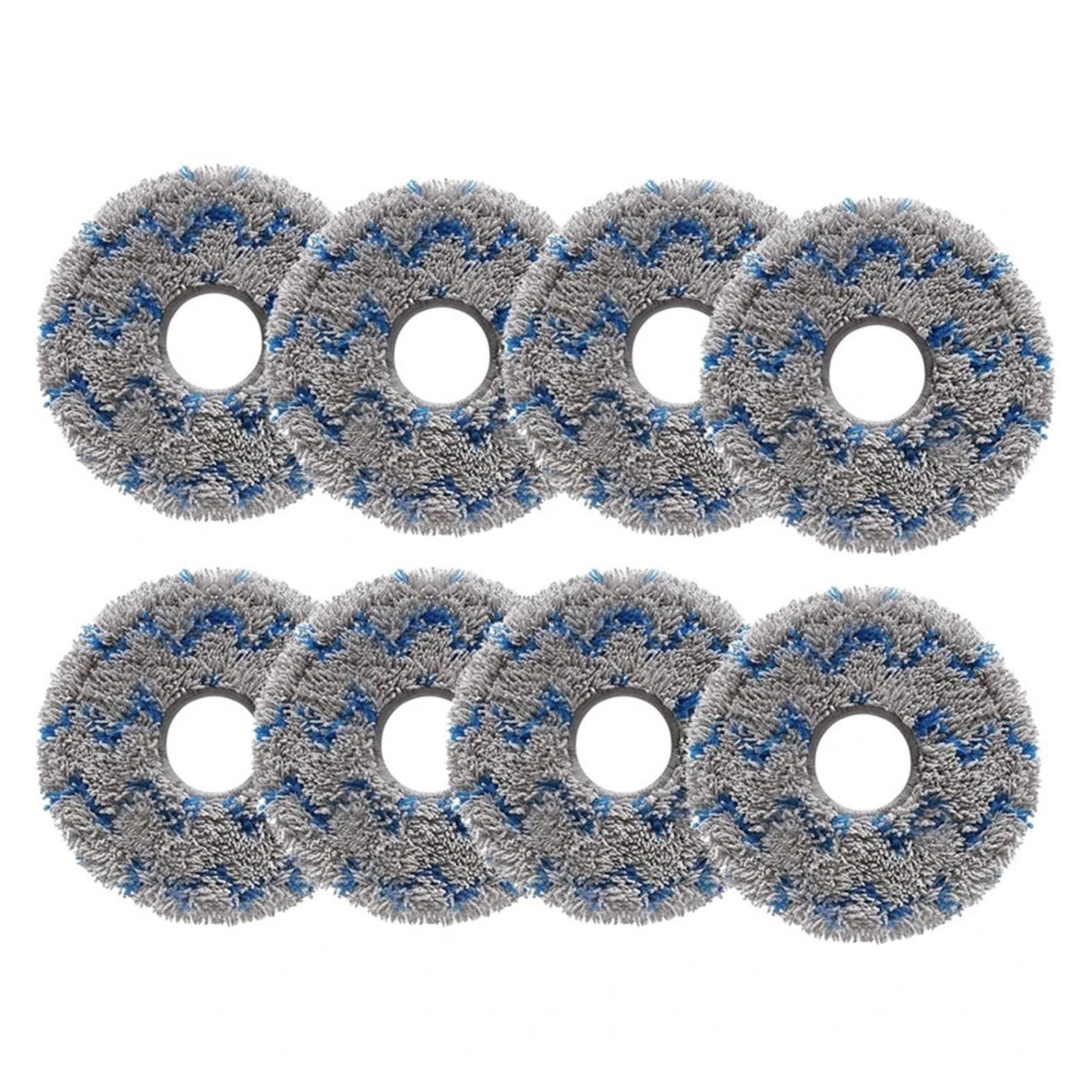 NUCBCULWP Compatible For ECOVACS，X1 X2,Compatible For Omni, T30 Pro T10 T20 T30s Robot Vacuum Cleaner Mop Cloth Compatible Accessories Parts(8PCS)