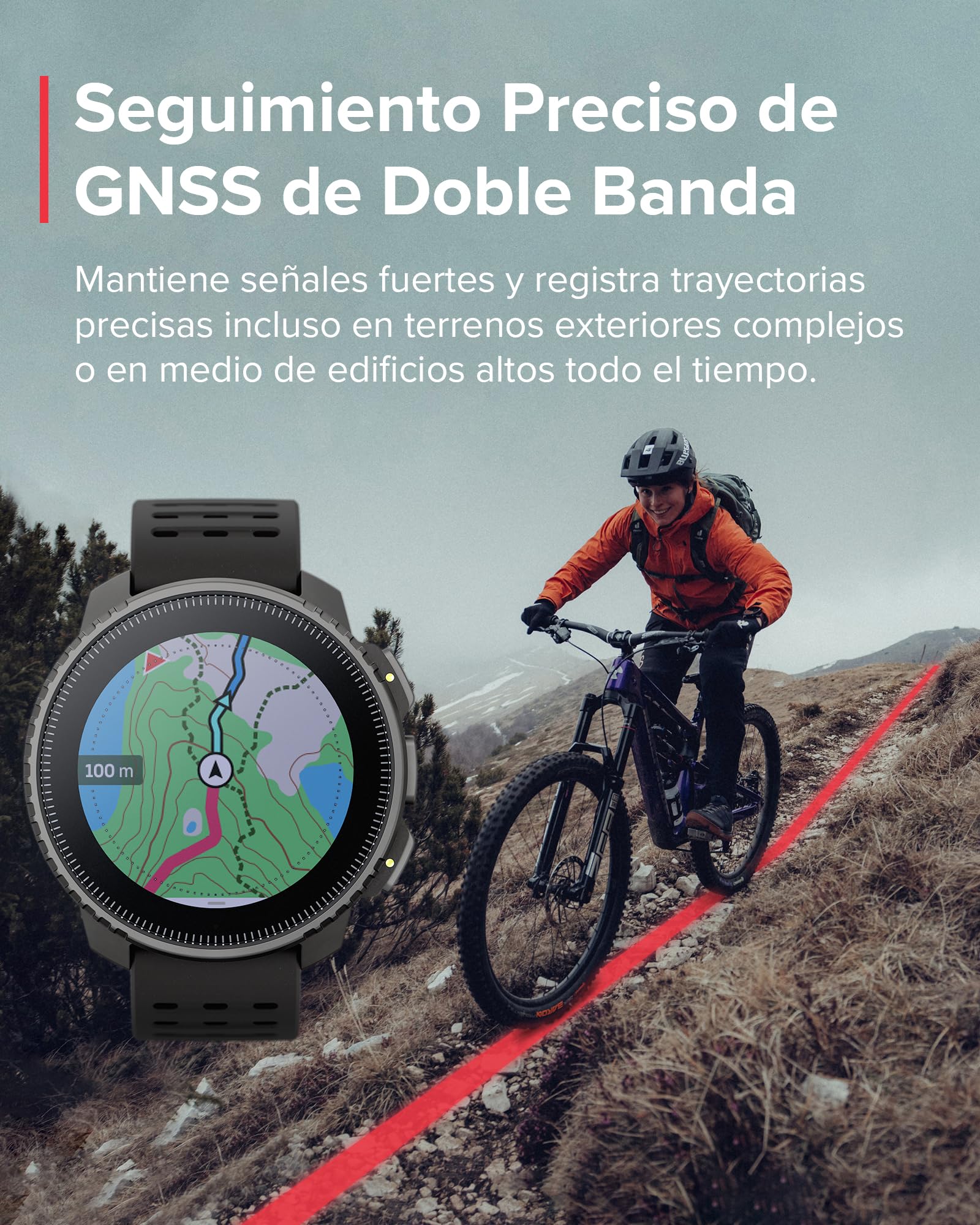 SUUNTO Vertical Reloj Deportivo - Smartwatch GPS, GPS de Doble Frecuencia, Mapas sin Conexión Gratuitos, Autonomía de hasta 50 Días, Carcasa Resistente Militarmente, Resistente al Agua hasta 100m