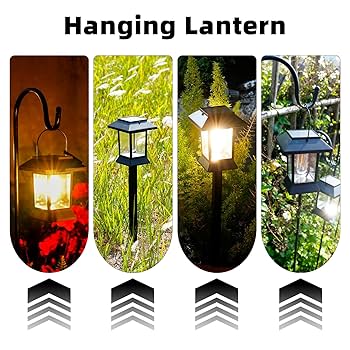 6 Pack Solar Pathway Lights Outdoor Waterproof, Dual-Use