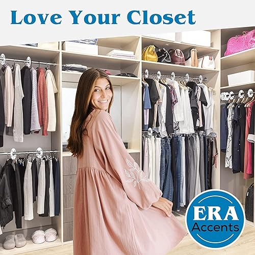 Miniatura 6 de 32 divisores de armario blancos para colgar ropa - Divisores de percheros con tamaños impresos