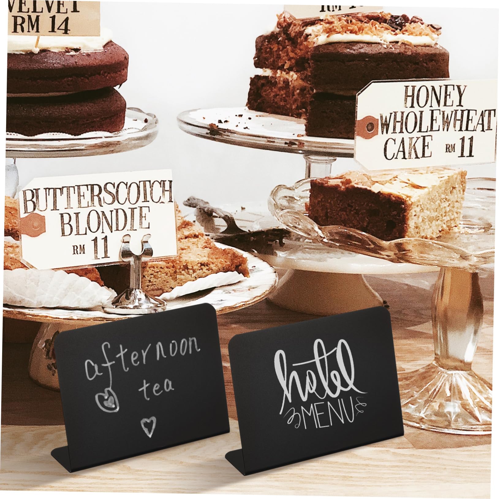 STOBOK 4 Sätze Tischtafel Tafel Message Board trocken abwischbare Marker mit feiner Spitze kleines Schild Tisch Tafel Zeichen write board easy putz Etikett Tafelmarker Kreidetafel Plastik