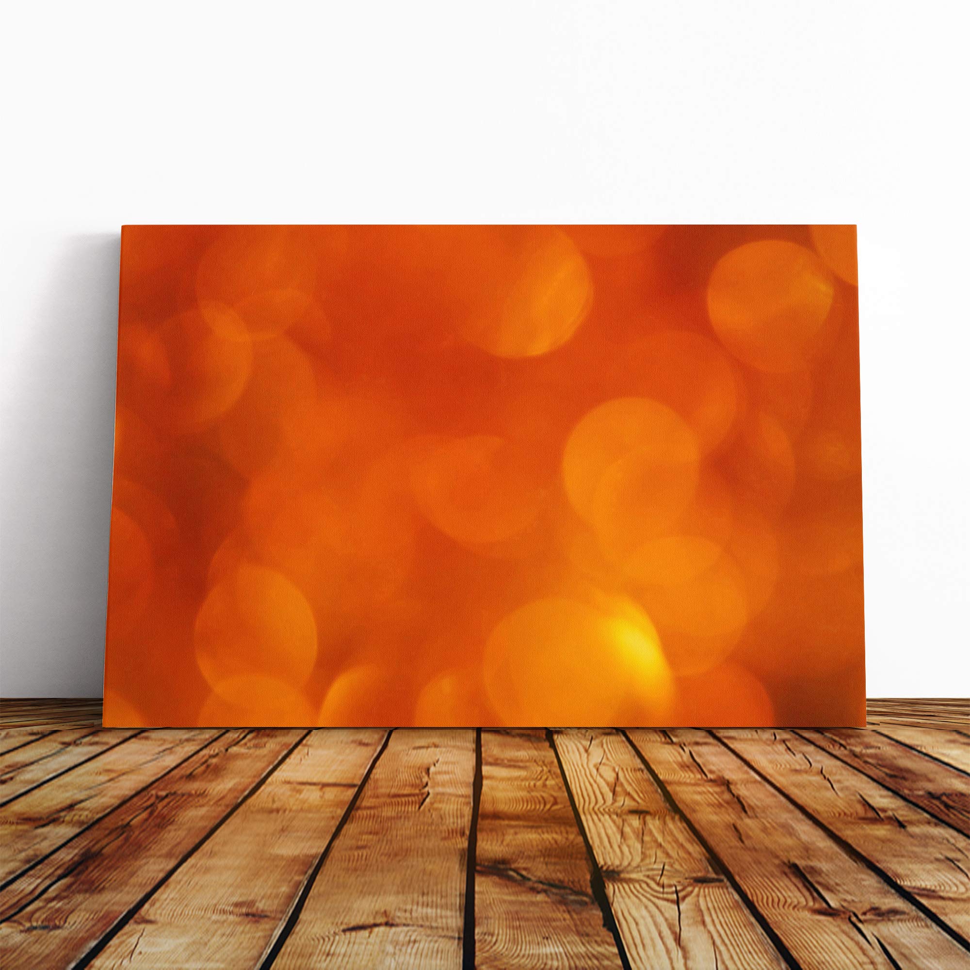 Wall Orange Abstract Art (7) Canvas Print | Gallery Wrapped 30mm Frame Wall Art | 30x20 inches | Ready to Hang | Abstract Still Life Picture | Living Room Bedroom Lounge Office