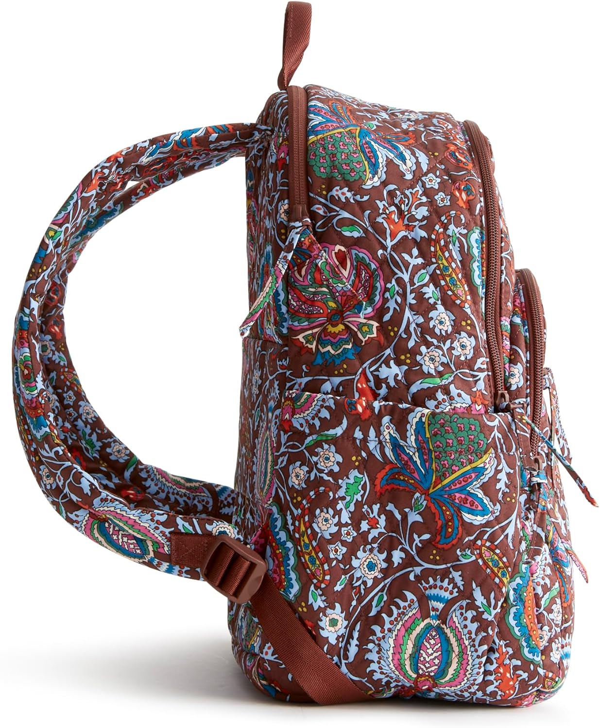 Vera Bradley Women's Premium Cotton Bancroft Backpack, Marrakesh Cinnamon, One Size - Image 8