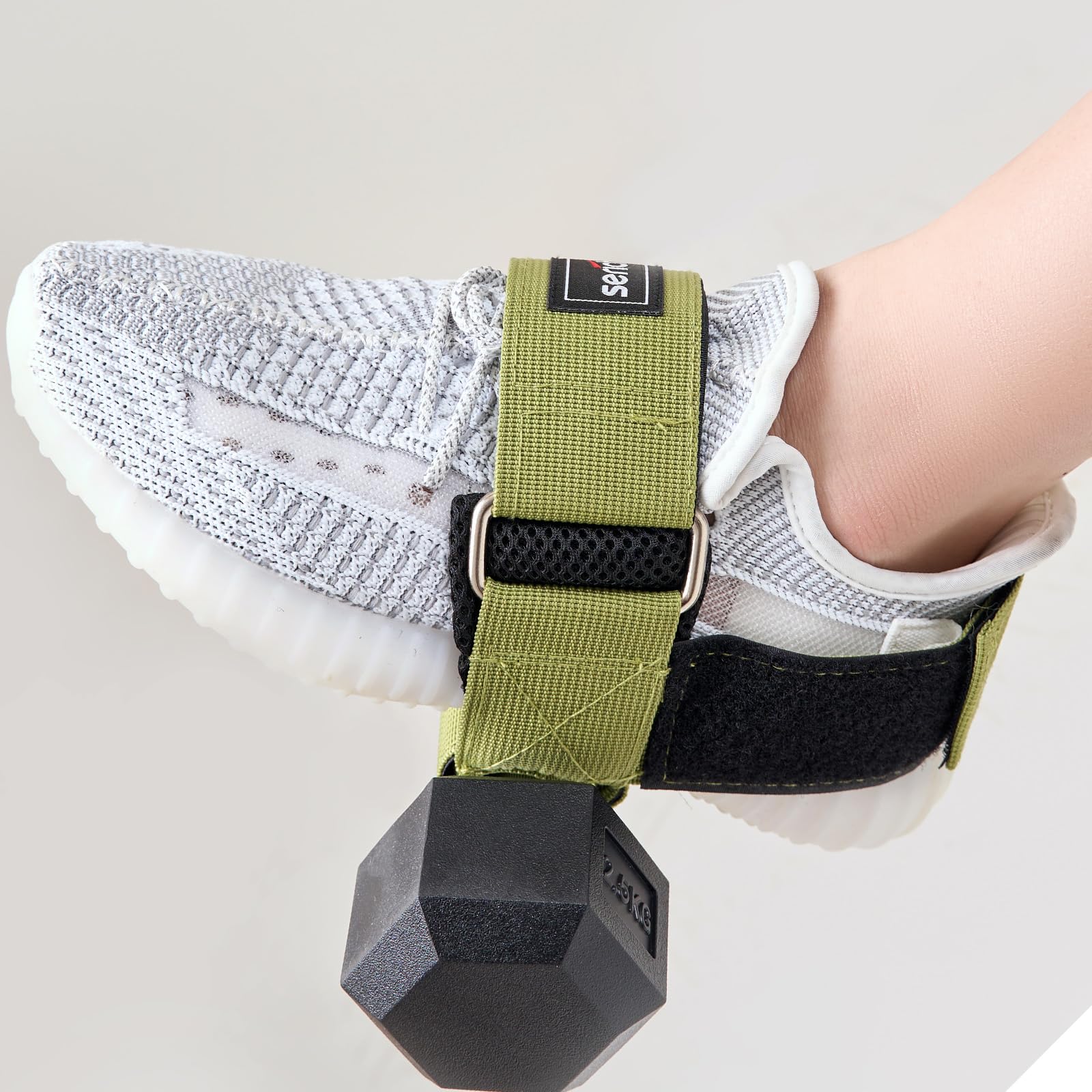 Accesorio para mancuernas para pies, entrenador Tibialis, correa de tobillo para levantamiento de pesas, equipo de ejercicio de levantamiento de piernas