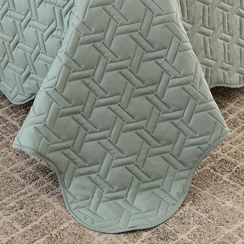 Miniatura 7 de Juego de edredón de 2 piezas tamaño individualindividual XL, colcha de verano suave y ligera, colcha reversible de microfibra para todas las