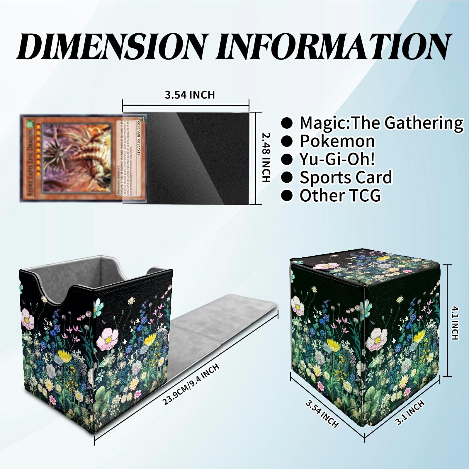 Amazon.com: BFDHGQZC Magnetic Trading Card Deck Box,Colourful Wild