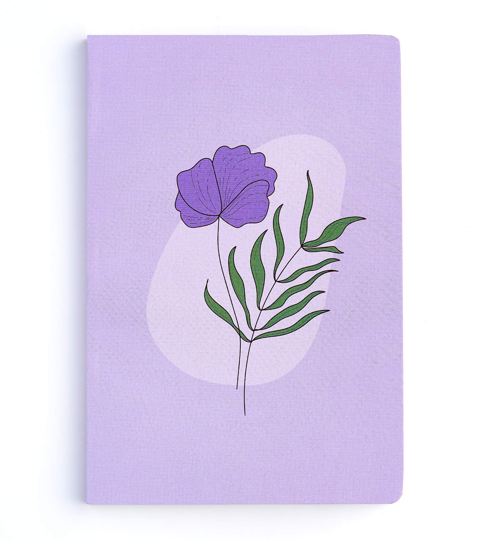Factor Notes A5 Notebook (Violet Bloom)| Dot Grid, 160 Pages, 90 GSM Thick Paper | Cute Aesthetic Notebook for Women