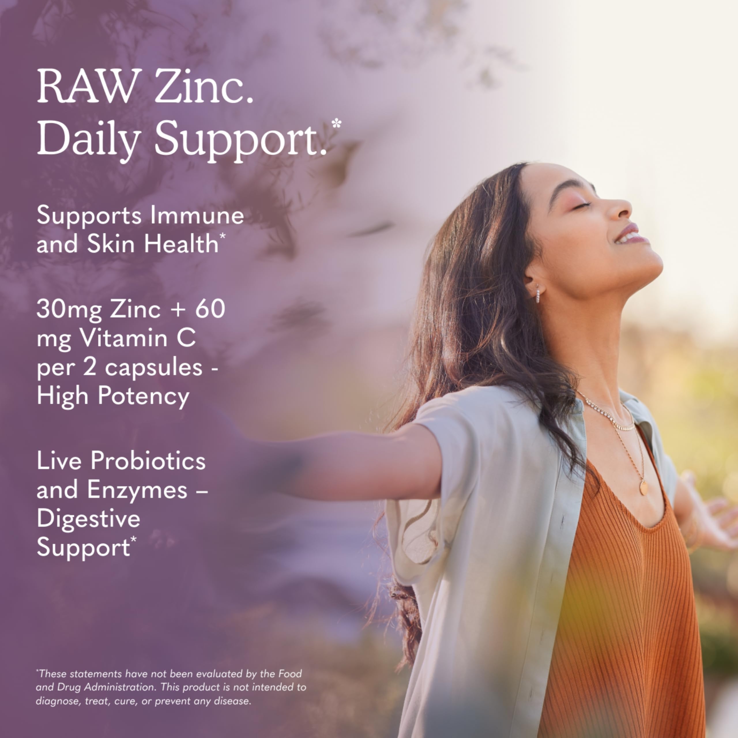 Garden of Life Vitamin Code Raw Zinc Supplement 30mg, 60 Vegan Capsules — Amazon image 4