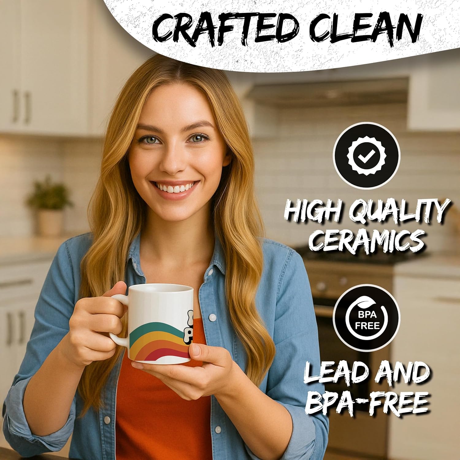 I Hate People Ceramic Coffee Mug 11oz Funny Sarcastic Quote - Tea Coffee Mug with Comfortable Grip - Unique Fun Gift White Cup for Office or Home - Vibrant Long-Lasting Print ID44991 - Image 5