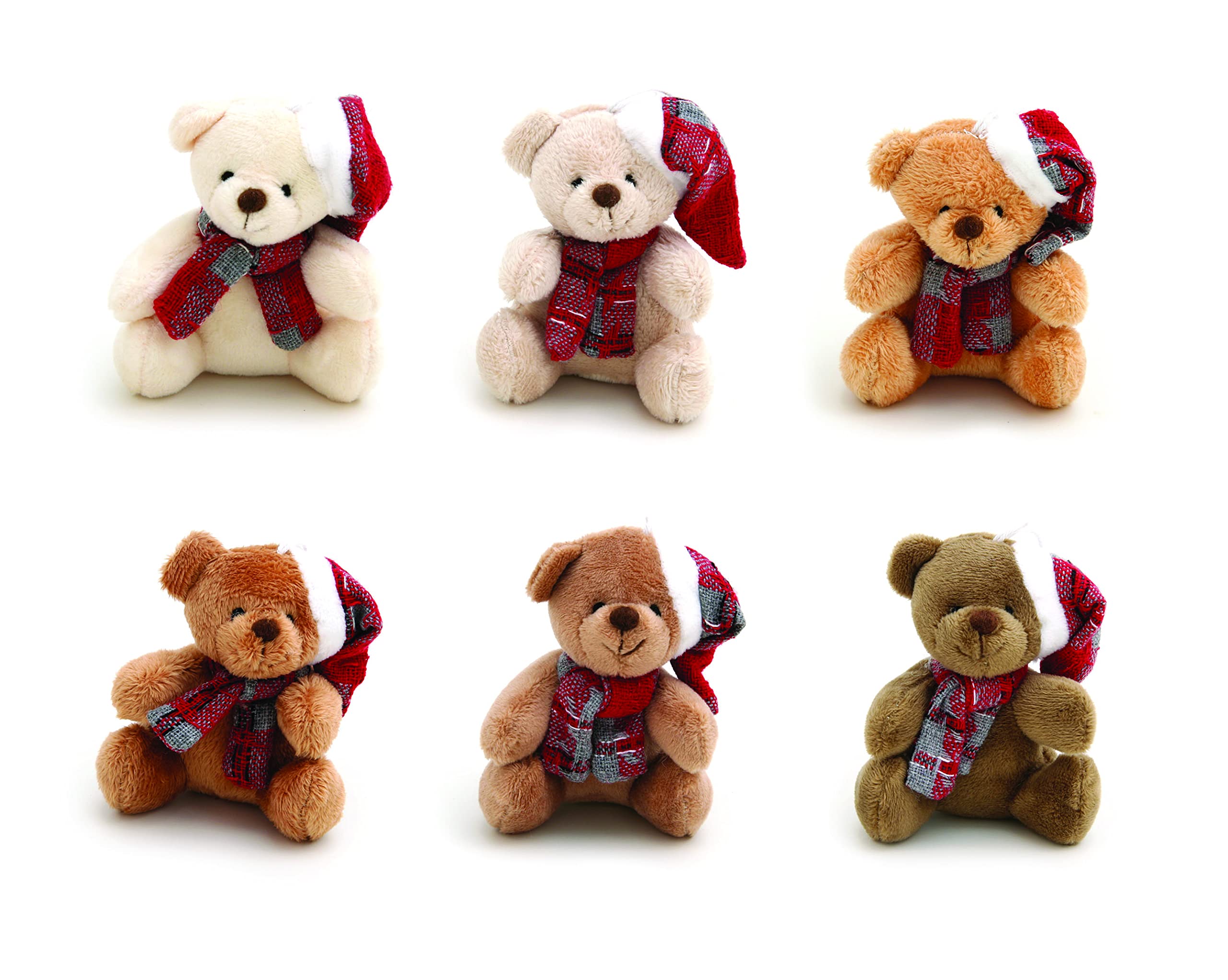 Kuckoo Crackers: 6 X 13-inch Teddy Bear Christmas Crackers