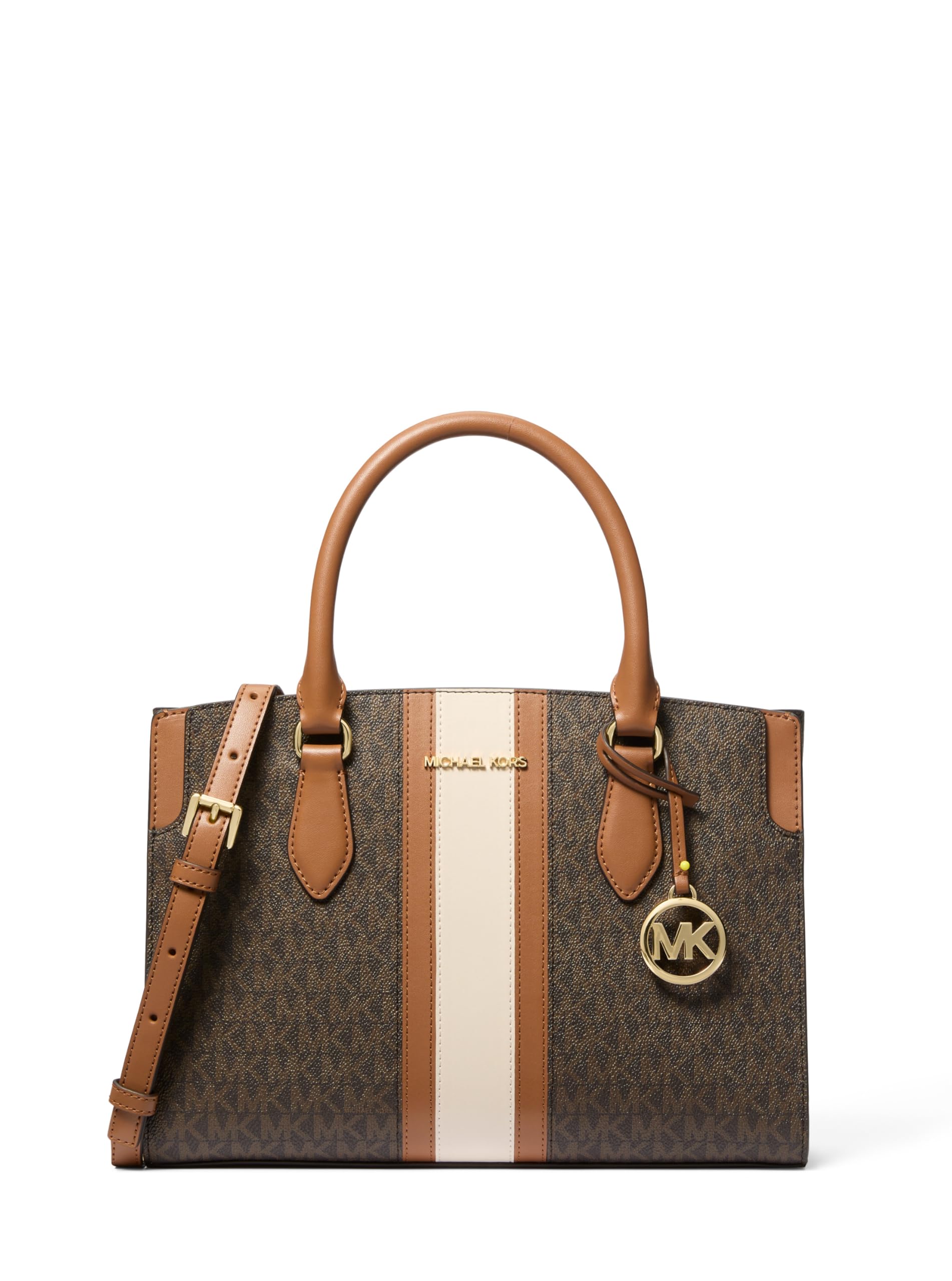 Michael Kors Sac à main Becca moyen avec rayures et logo