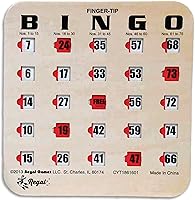 Vista 7 de Regal Bingo - Tarjetas de bingo a granel con ventanas deslizantes - Tarjetas reutilizables de bingo con impresión grande para adultos y grupos Verde