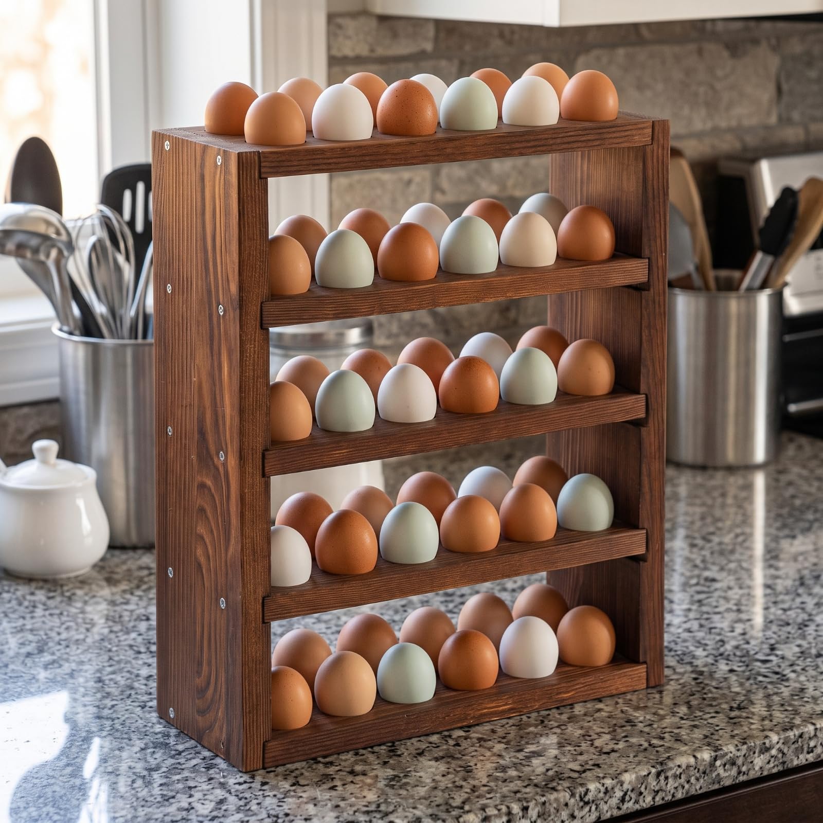 Soporte para Huevos Encimera Compacto