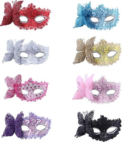Máscaras vintage para mascarada, máscaras de Mardi Gras, máscaras venecianas, unisex