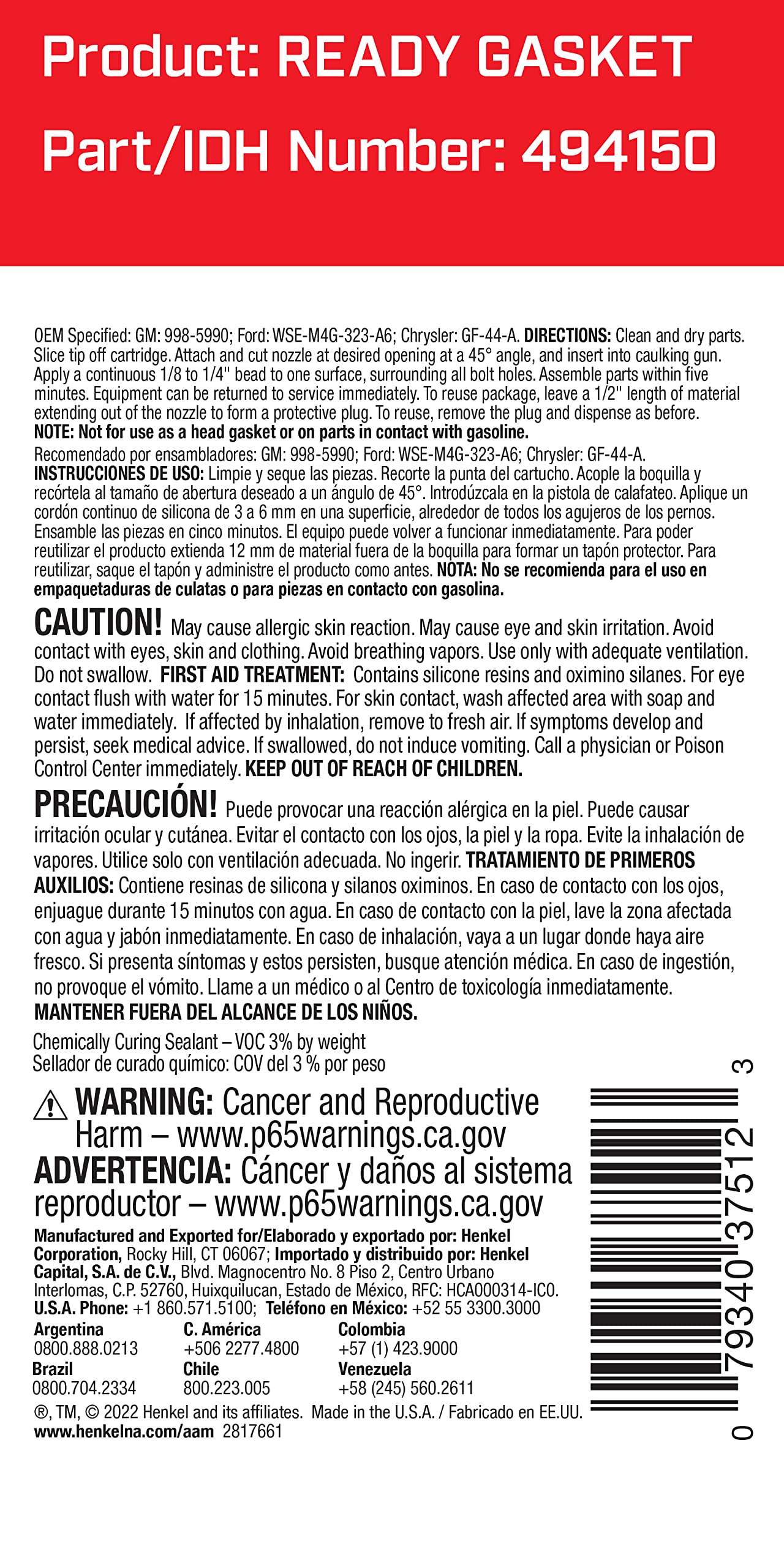 ThreeBond Silicone Liquid Gasket 3.6oz (1211AT100)