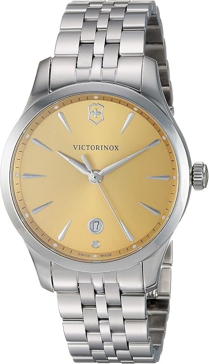 Victorinox Women's Alliance Quartz Stainless-Steel, Champagne Dial