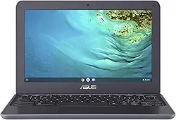 Laptop Asus Chromebook de 11,6 polegadas, MediaTek MT8173C 2,1 GHz, 4 GB de RAM, 32 GB de eMMC, WiFi, Bluetooth, Webcam, Chrome OS + NexiGo 32 GB Pacote de cartão MicroSD